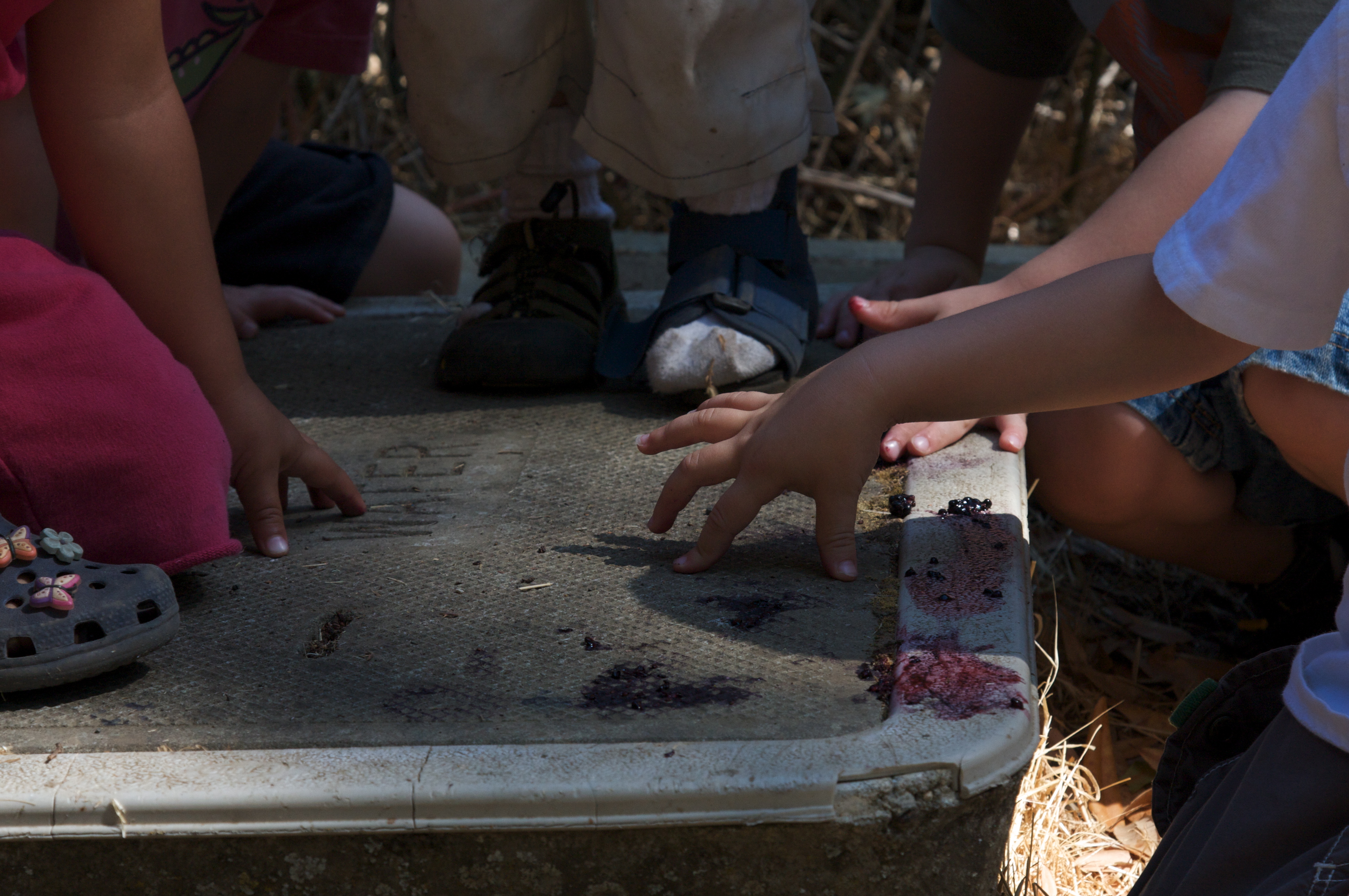 a close up of their artistic hands
