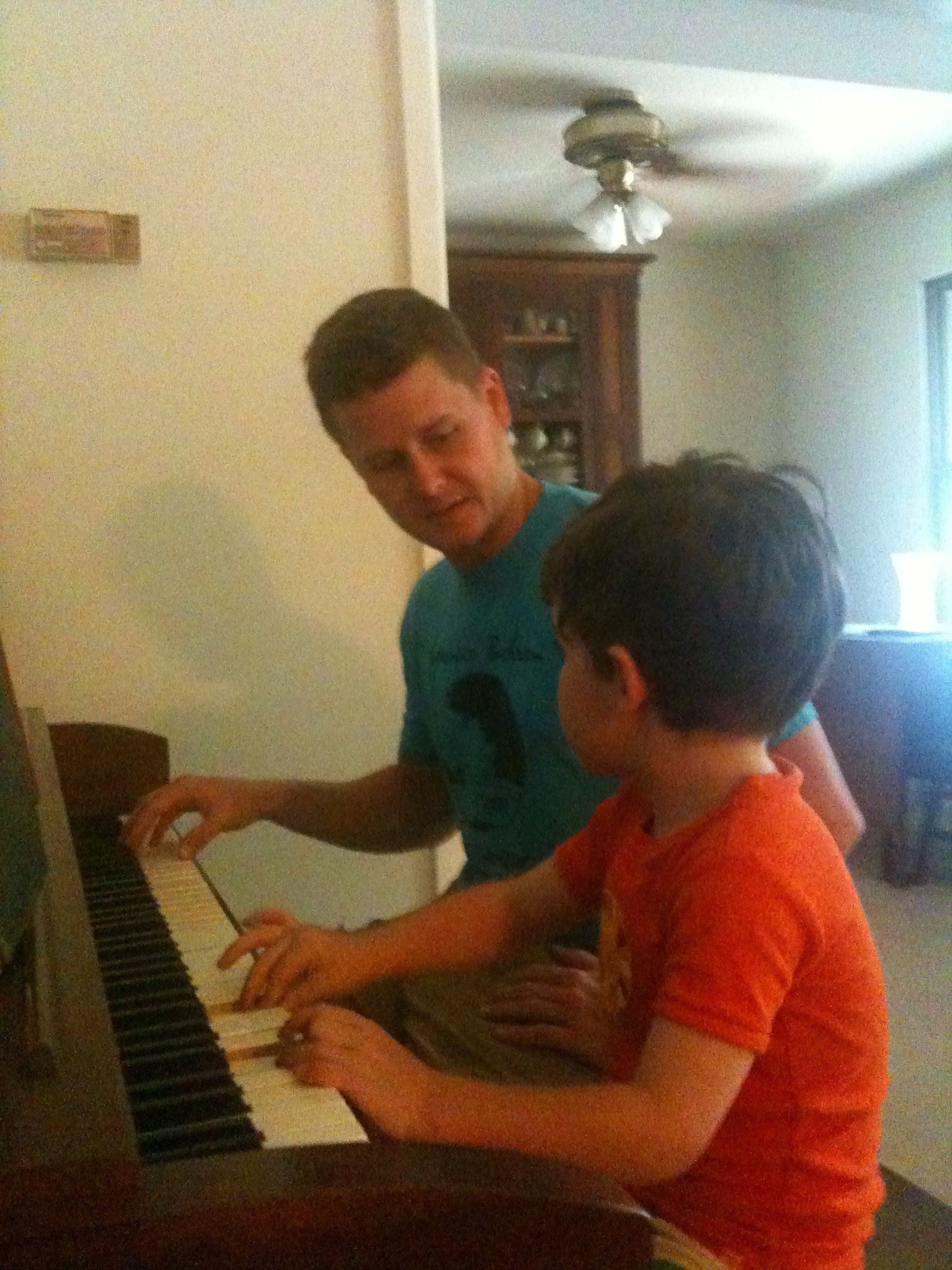 Ryan showed SPL a few things on the piano