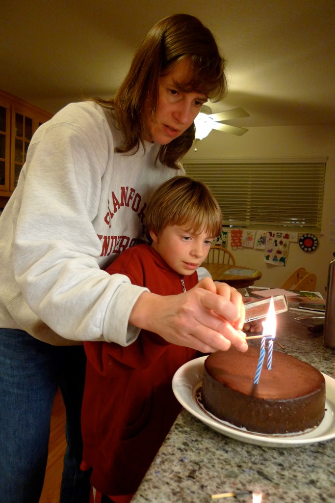 KAR lit the candles