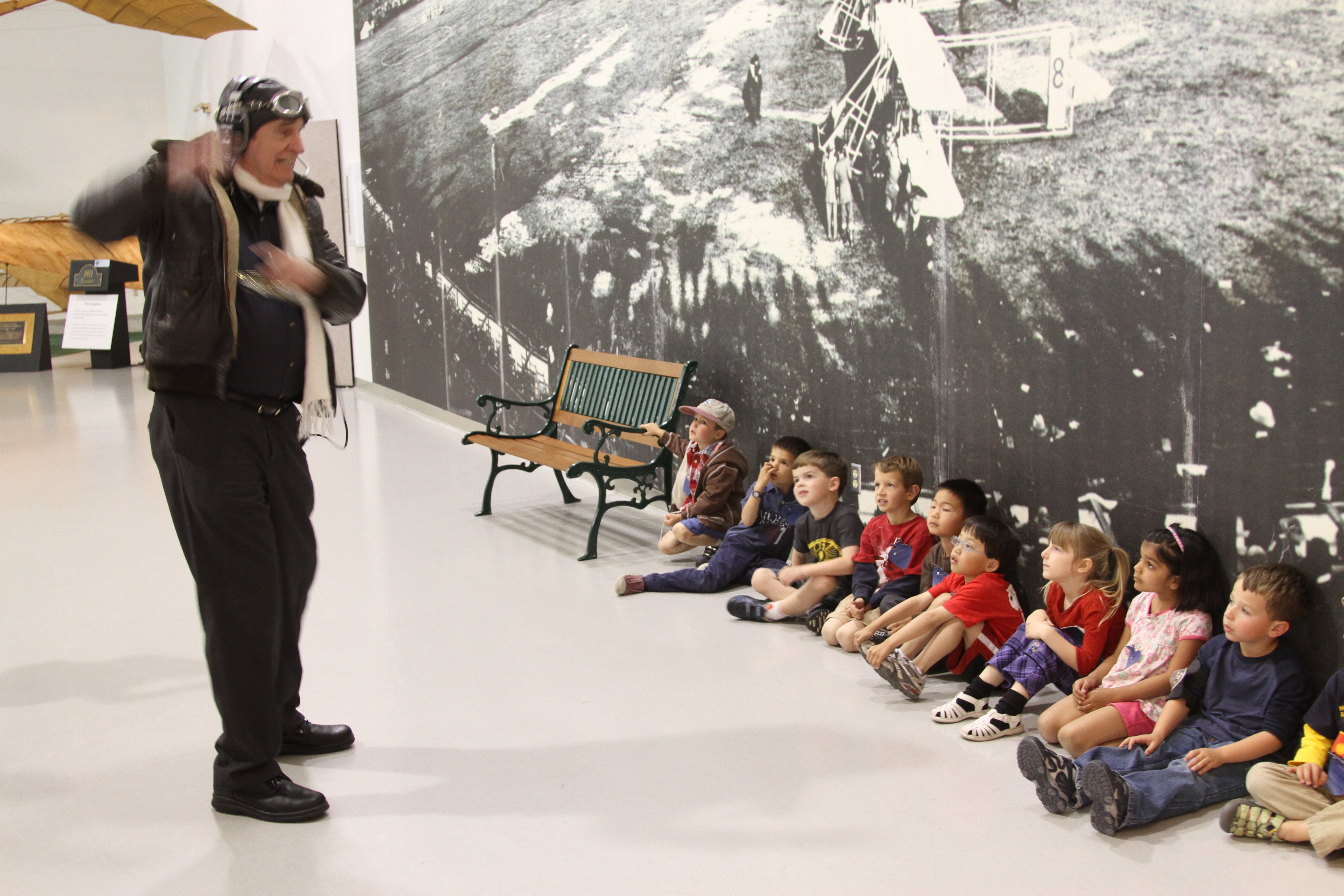 history of flight from our docent