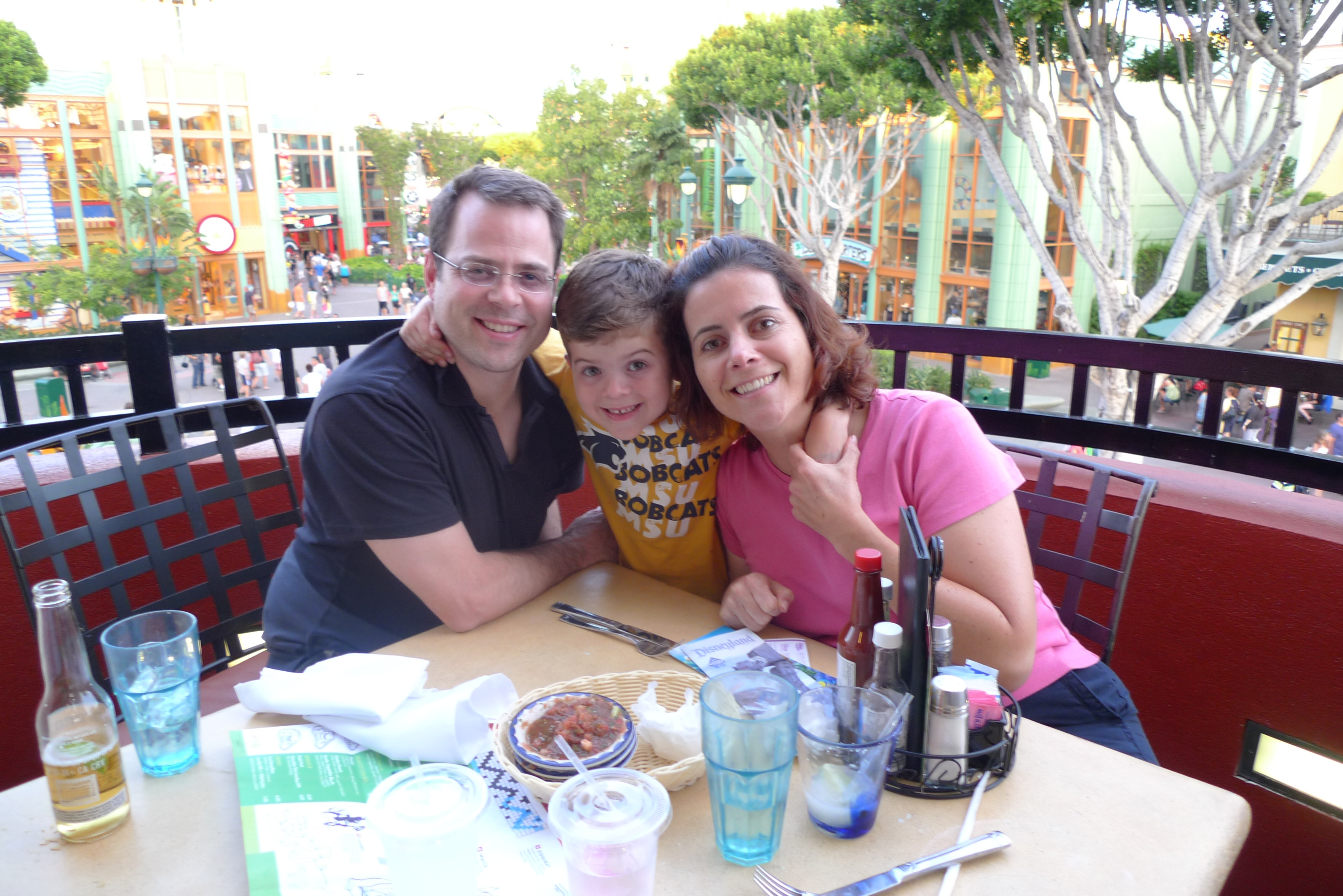 Dinner together our first night @ Disney: